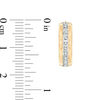 Thumbnail Image 1 of Diamond Fascination™ "U" Hoop Earrings in 14K Gold
