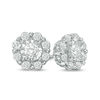 Thumbnail Image 0 of 1/2 CT. T.W. Diamond Snowflake Stud Earrings in 10K White Gold