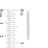 Thumbnail Image 2 of Diamond Fascination™ Pear-Shaped Hoop Earrings in Sterling Silver with 18K Gold Plate