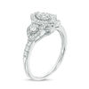 Thumbnail Image 2 of 1/2 CT. T.W. Marquise Diamond Past Present Future® Frame Engagement Ring in 14K White Gold