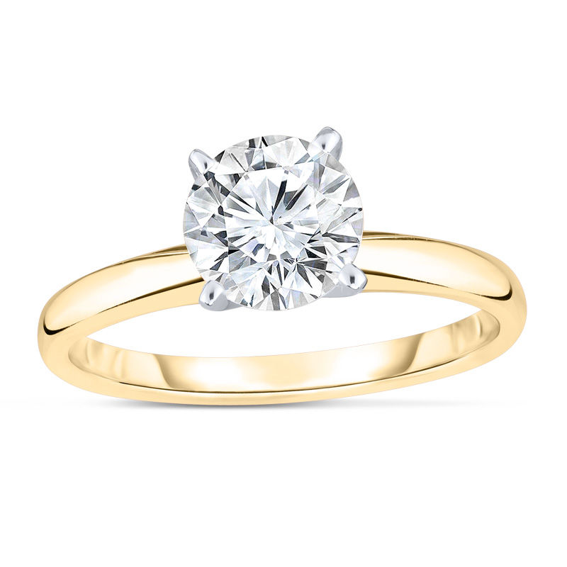 1-1/3 CT. Diamond Solitaire Engagement Ring in 14K Gold
