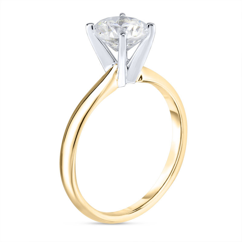 1-1/3 CT. Diamond Solitaire Engagement Ring in 14K Gold