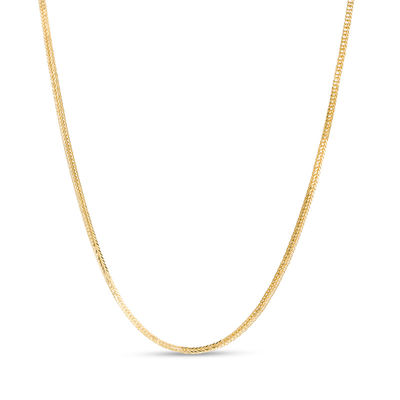 14K Yellow gold foxtail  wheat Chain Necklace 2.30 grams 18 inch 