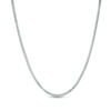 Thumbnail Image 1 of Ladies' 1.0mm Foxtail Chain Necklace in 14K White Gold - 18"