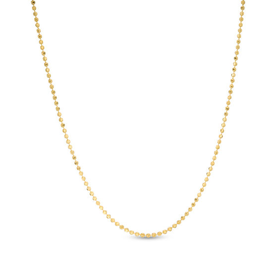 22kt Gold Multi Tone Beaded Chain Necklace | Raj Jewels