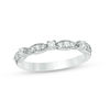 Thumbnail Image 0 of 1/4 CT. T.W. Diamond Alternating Stackable Band in 10K White Gold