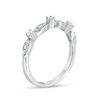 Thumbnail Image 1 of 1/4 CT. T.W. Diamond Alternating Stackable Band in 10K White Gold