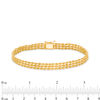 Thumbnail Image 2 of 7.5mm Triple Rope Chain Bracelet in 14K Gold - 8"