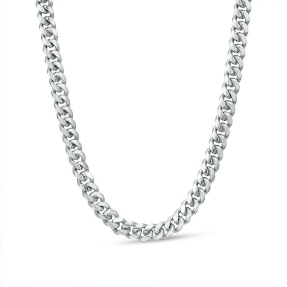 Zales Men's 7.6mm Curb Chain Necklace