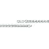 Thumbnail Image 2 of Ladies' 4.8mm Curb Chain Necklace in Sterling Silver - 20"