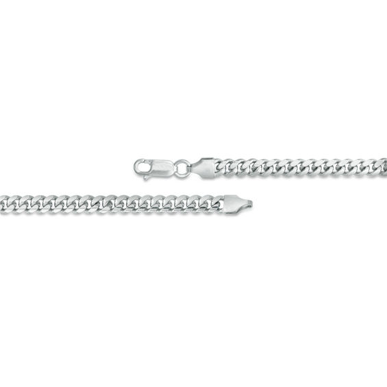 Ladies' 4.8mm Curb Chain Necklace in Sterling Silver - 20"