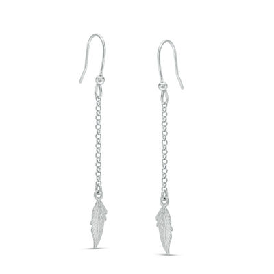 Sterling Silver and Sterling Chains Drop Earrings