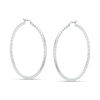 Thumbnail Image 0 of 2.6 x 50.0mm Twist Hoop Earrings in Sterling Silver