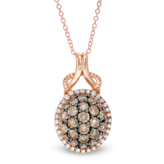 Le Vian Chocolate Diamonds® 1 CT. T.W. Composite Diamond Frame