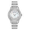 Thumbnail Image 1 of Ladies' Bulova Turnstyle Crystal Accent Watch with Mother-of-Pearl Dial (Model: 96L257)