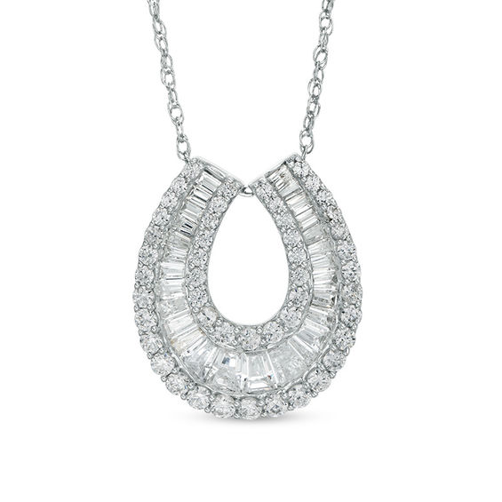 Diamond Horseshoe Necklace - Cross Jewelers