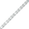 Thumbnail Image 1 of 1/4 CT. T.W. Diamond Bar Tennis Bracelet in Sterling Silver - 7.25"