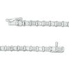 Thumbnail Image 2 of 1/4 CT. T.W. Diamond Bar Tennis Bracelet in Sterling Silver - 7.25"