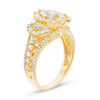 Thumbnail Image 1 of 1-1/2 CT. T.W. Marquise Diamond Past Present Future® Frame Engagement Ring in 14K Gold