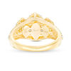 Thumbnail Image 2 of 1-1/2 CT. T.W. Marquise Diamond Past Present Future® Frame Engagement Ring in 14K Gold