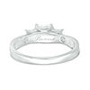 Thumbnail Image 3 of 1 CT. T.W. Princess-Cut Diamond Past Present Future® Engagement Ring in 14K White Gold