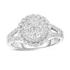Thumbnail Image 1 of 1 CT. T.W. Diamond Triple Frame Ring in 14K White Gold