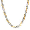 Thumbnail Image 0 of Men's 5.0mm Rope Chain Necklace in Two-Tone Stainless Steel - 24"