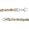 Thumbnail Image 2 of Men's 5.0mm Rope Chain Necklace in Two-Tone Stainless Steel - 24"