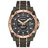Thumbnail Image 1 of Men's Bulova Precisionist 1/20 CT. T.W. Diamond Two-Tone IP Watch with Black Dial (Model: 98D149)