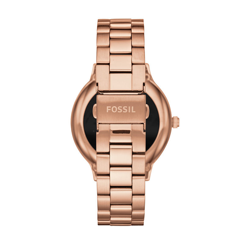 Fossil Q Venture Rose-Tone Gen 3 Smart Watch with Black Dial (Model: FTW6000)