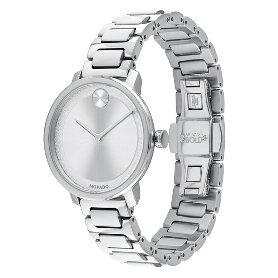 Ladies' Movado BoldÂ® Sugar Watch with Silver-Tone Dial (Model: 3600501)