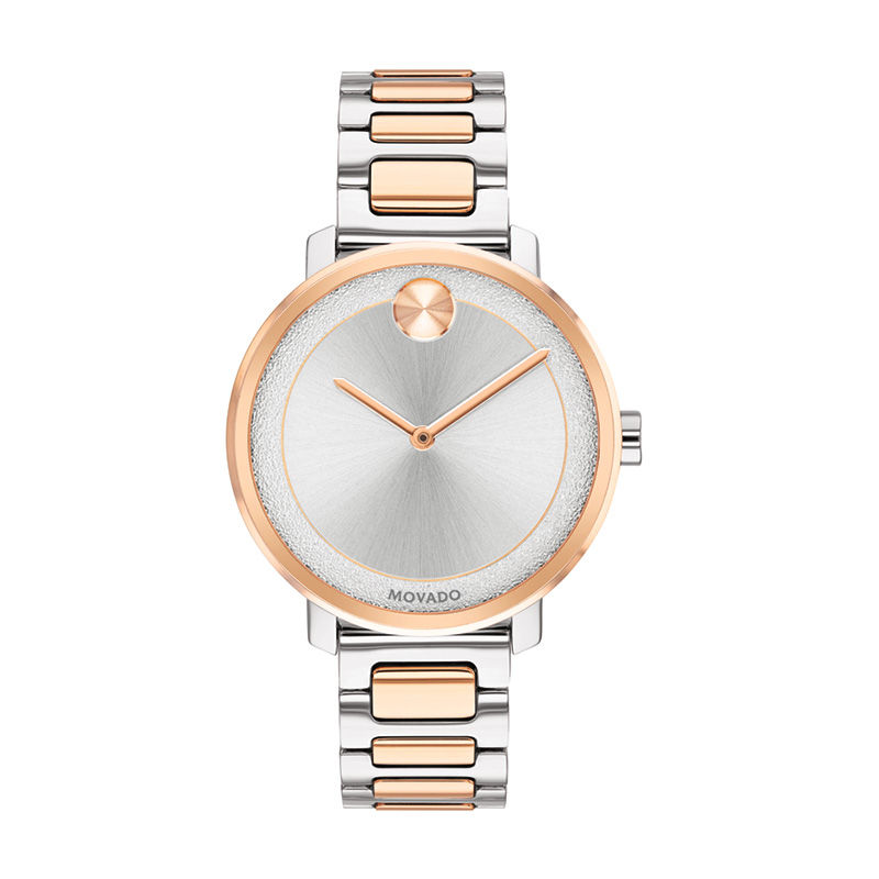 Ladies' Movado Bold® Sugar Two-Tone IP Watch with Silver-Tone Dial (Model: 3600504)