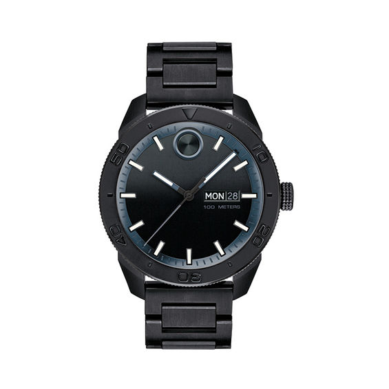 Men's Movado BoldÂ® Sport Black IP Watch (Model: 3600512)