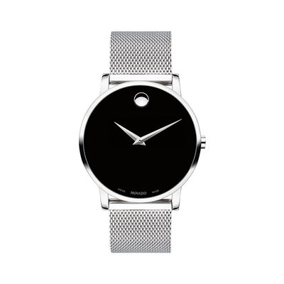 mens movado watch black