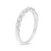 Thumbnail Image 2 of 1/10 CT. T.W. Diamond Twist Vintage-Style Stackable Band in 10K White Gold