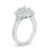 Thumbnail Image 2 of Vera Wang Love Heirloom Collection 1 CT. T.W. Princess-Cut Diamond Frame Engagement Ring in 14K White Gold