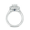 Thumbnail Image 3 of Vera Wang Love Heirloom Collection 1 CT. T.W. Princess-Cut Diamond Frame Engagement Ring in 14K White Gold