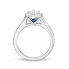 Thumbnail Image 3 of Vera Wang Love Heirloom Collection 1/2 CT. T.W. Princess-Cut Diamond Frame Engagement Ring in 14K White Gold