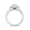 Thumbnail Image 3 of Vera Wang Love Heirloom Collection 5/8 CT. T.W. Oval Diamond Double Frame Engagement Ring in 14K White Gold