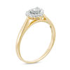 Thumbnail Image 1 of 1/5 CT. T.W. Diamond Heart Frame Promise Ring in 10K Gold