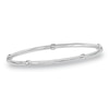 Thumbnail Image 1 of 4.25mm Station Slip-On Bangle in Sterling Silver