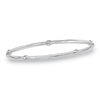 Thumbnail Image 0 of 4.25mm Station Slip-On Bangle in Sterling Silver