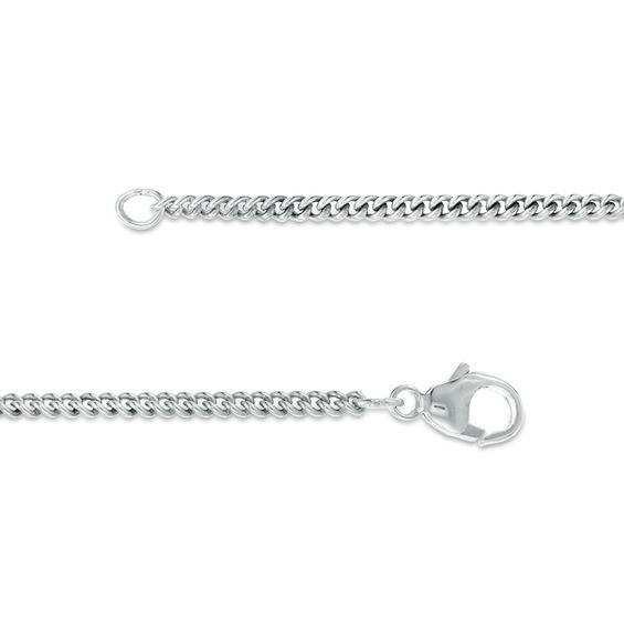 Men's 1/4 CT. T.w. Diamond Cross Pendant in Sterling Silver and 14K Gold - 24"