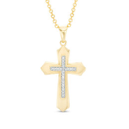 T.W. Diamond Cross Pendant 