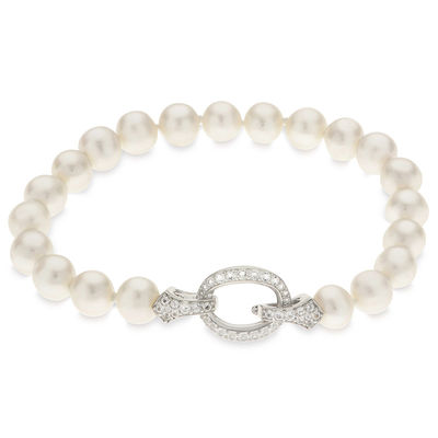 Hand Knotted Pearl Bracelet - YouTube