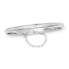 Thumbnail Image 1 of 5.0mm Polished Bangle in Sterling Silver with Safety Chain