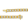 Thumbnail Image 1 of 1 CT. T.W. Diamond Vintage-Style Tennis Bracelet in Sterling Silver with 14K Gold Plate - 7.25"