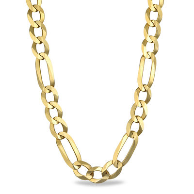 Ladies' 7.0mm Figaro Chain Necklace in 