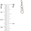 Thumbnail Image 2 of 7.0-8.0mm Oval Freshwater Cultured Pearl Station Necklace in Sterling Silver