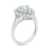 Thumbnail Image 2 of 1-1/3 CT. T.W. Diamond Double Pear-Shaped Frame Engagement Ring in 14K White Gold